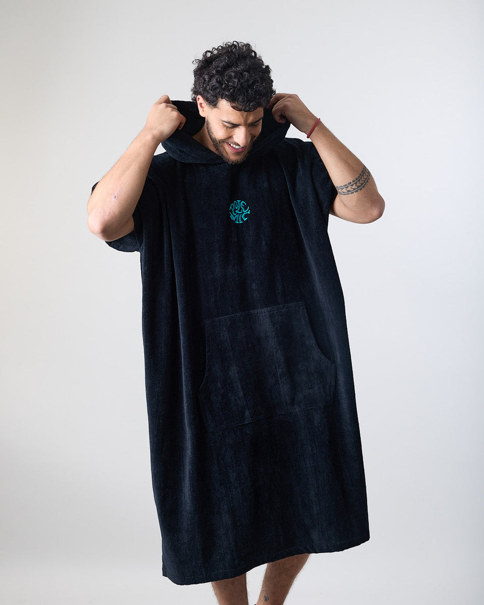 Poncho De Toalla Para Niño Del Real Madrid - 60x120 Cm, 100% Algodón, Unisex Para Playa O Piscina