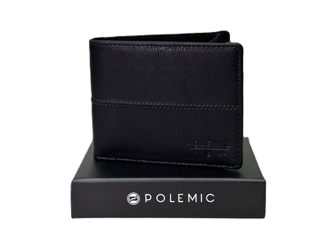 Monedero Hombre Cartera Purple Label Para Hombre Placa Metálica
