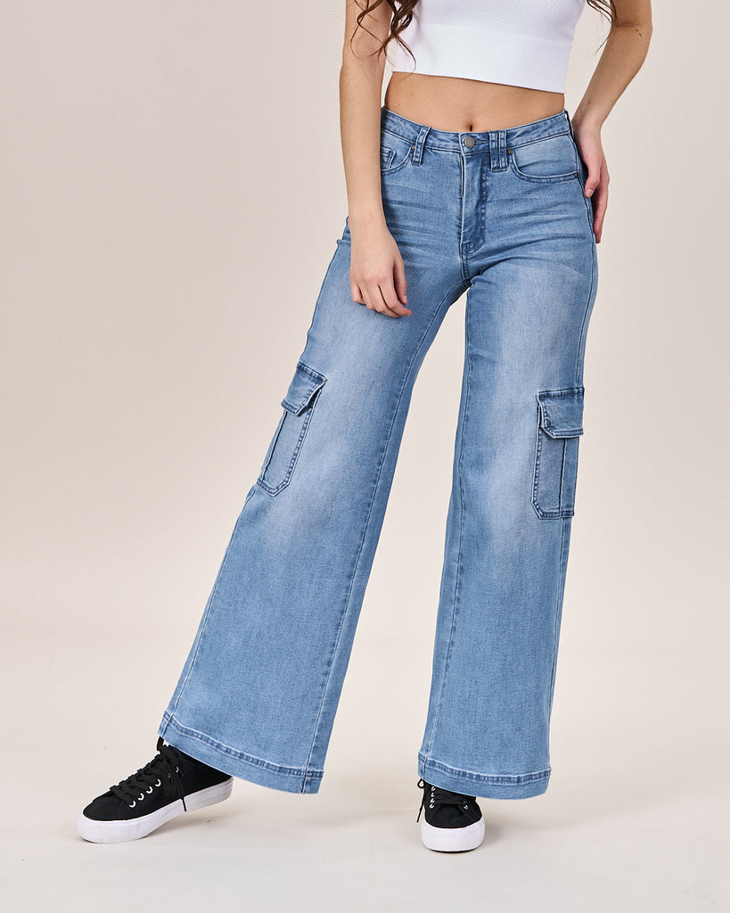 Jeans wide leg cargo Polemic Girl